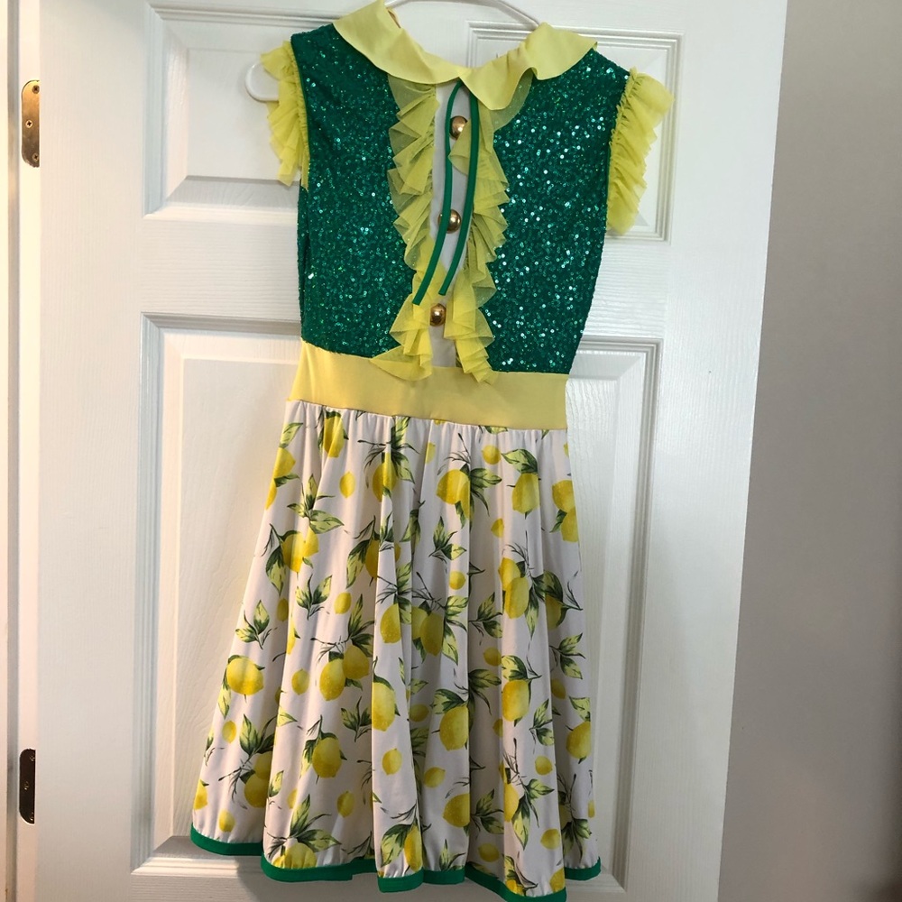 Lemon Dance Dress Costume S